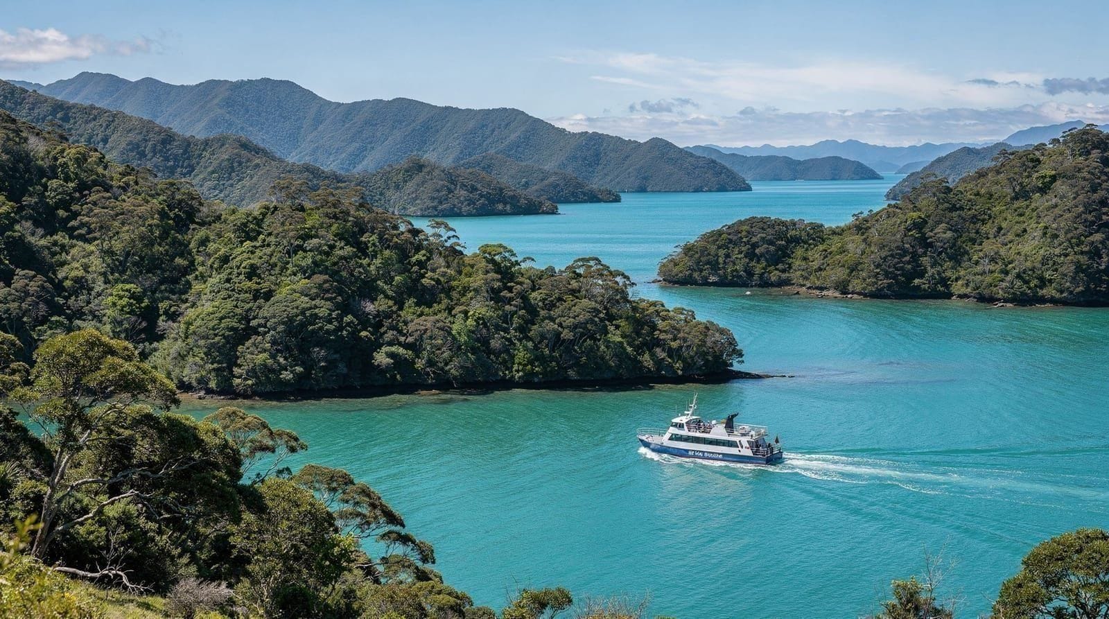 Picton: Marlborough Sounds and Ship Cove Cruise